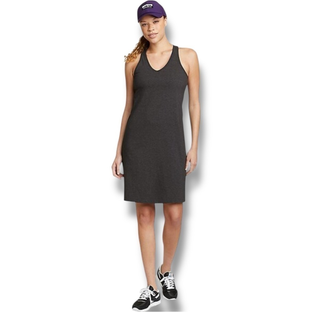 Eddie Bauer Meadow Trail Tank Dress - Carbon Grey XL